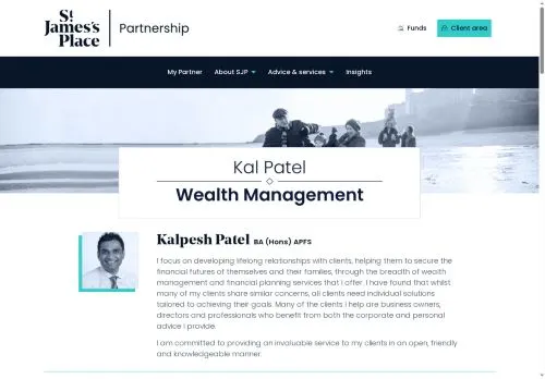 Website Image of Kal Patel Wealth Management