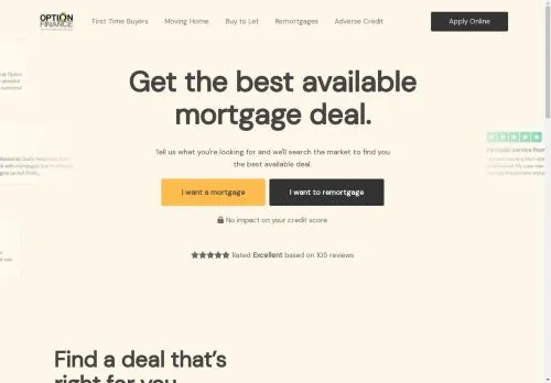 Website Image of Option Finance LTD