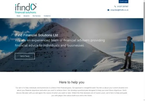 Website Image of Ifind Financial Solutions LTD