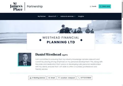Website Image of Westhead Financial Planning LTD