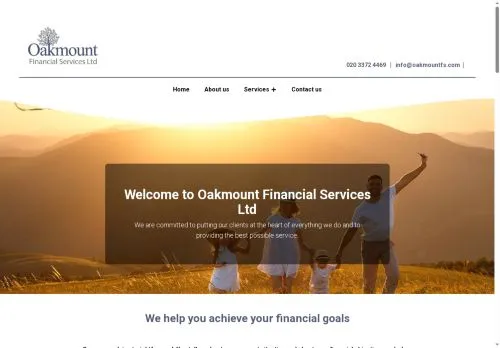 Website Image of Oakmount Financial Services LTD