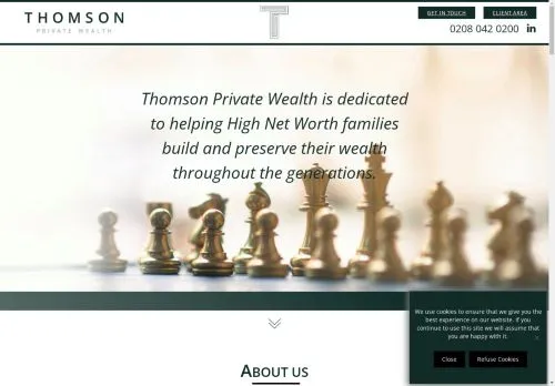 Website Image of Toby Thomson Wealth Management LTD