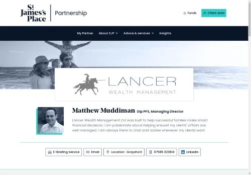 Website Image of Lancer Wealth Management LTD
