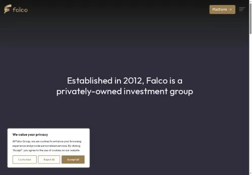 Website Image of Falco Private Wealth Limited