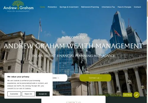 Website Image of Andrew Graham Wealth Management LTD