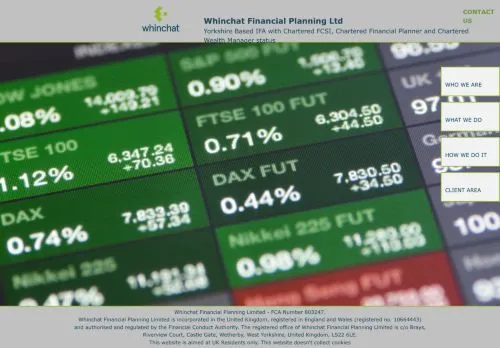 Website Image of Whinchat Financial Planning LTD