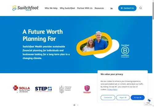 Website Image of Switchfoot Wealth LTD