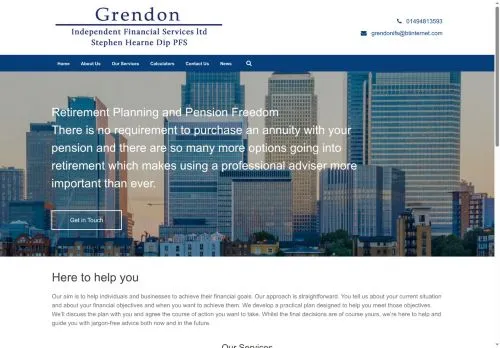 Website Image of Grendon Independent Financial Services Limited