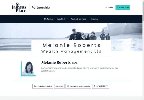 Website Image of Melanie Roberts Wealth Management LTD