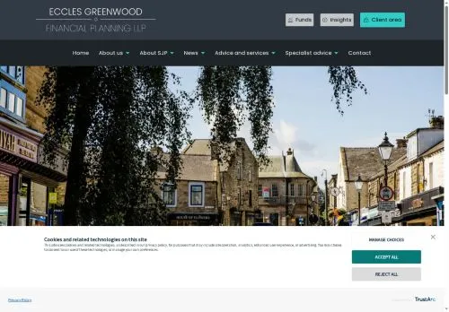 Website Image of Eccles Greenwood Financial Planning LLP