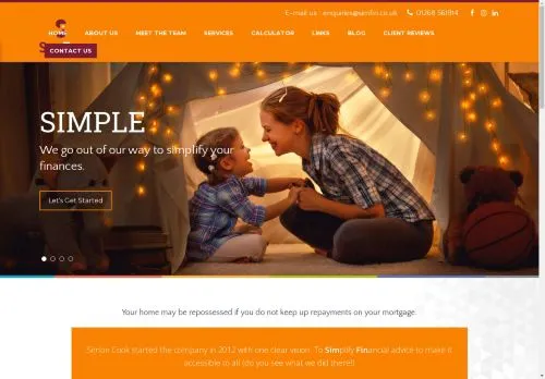 Website Image of Simfin Financial Limited