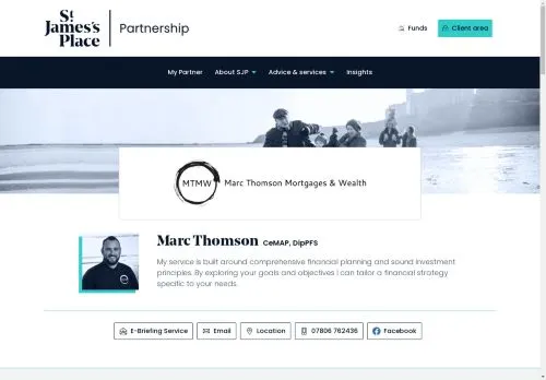 Website Image of Marc Thomson Mortgages & Wealth LTD