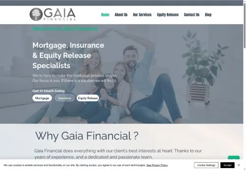 Website Image of Gaia Financial Limited