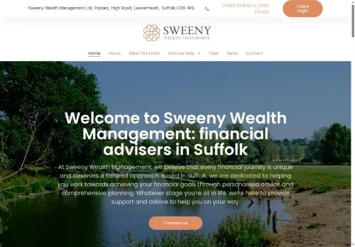 Website Image of Sweeny Wealth Management LTD