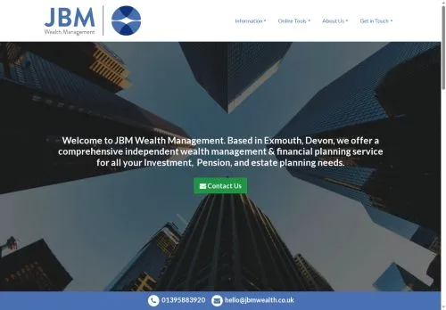 Website Image of JBM Wealth Management LTD
