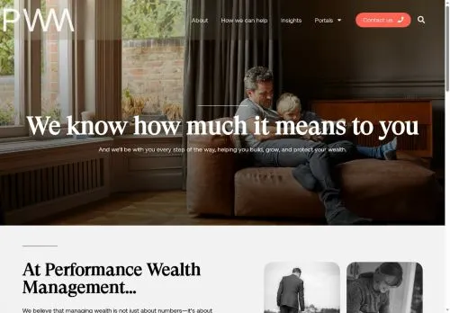 Website Image of Performance Wealth Management Limited