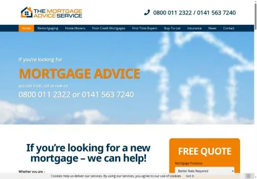 Website Image of The Mortgage Advice Service (Scotland) LTD