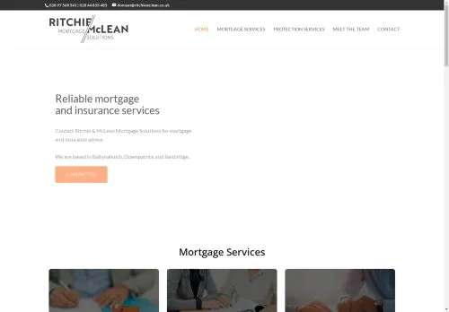 Website Image of Ritchie & McLean Mortgage Solutions