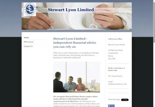 Website Image of Stewart Lyon Limited