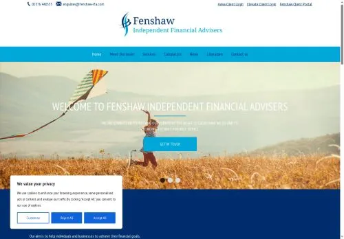 Website Image of Fenshaw Independent Financial Advisers LLP