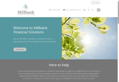 Website Image of Millbank Financial Solutions Limited