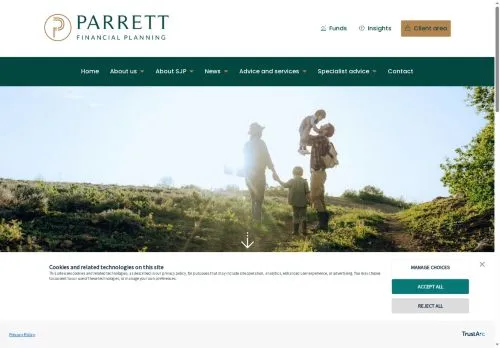 Website Image of Parrett Financial Planning Limited