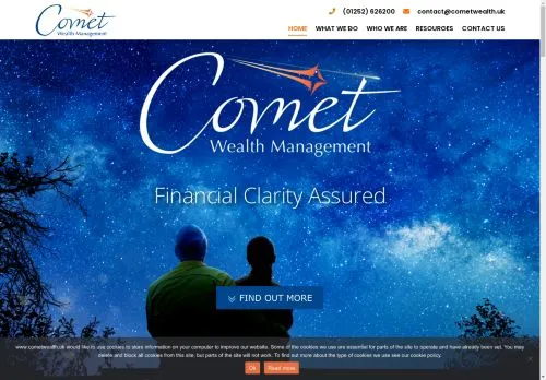 Website Image of Comet Wealth LTD