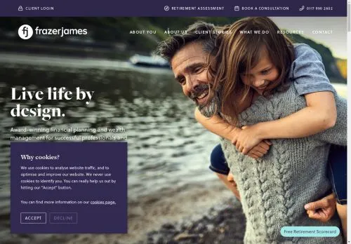 Website Image of Frazer James LTD