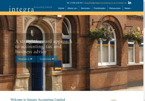 Website Image of Integra Wealth Management Limited
