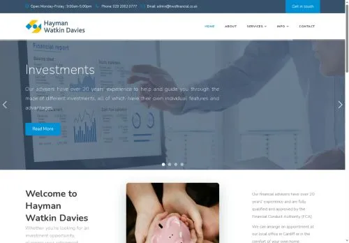 Website Image of Hayman Watkin Davies LTD