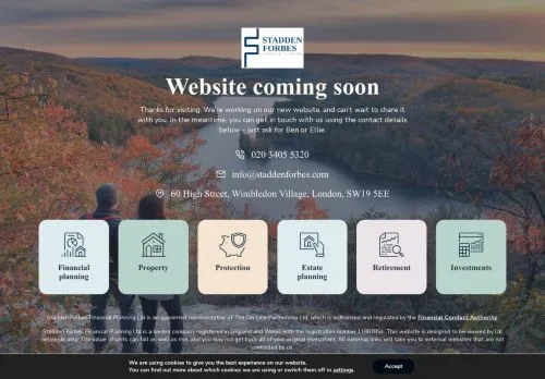 Website Image of Stadden Forbes Financial Planning LTD
