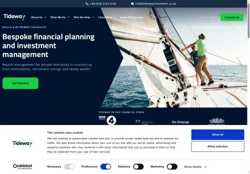 Website Image of Tideway Wealth Management LTD