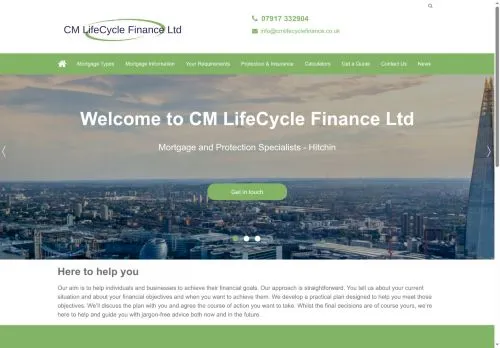 Website Image of CM Lifecycle Finance LTD