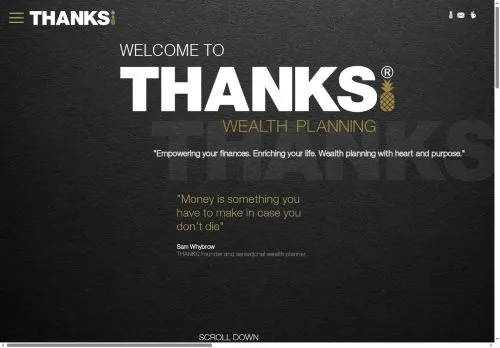 Website Image of THANKS WEALTH PLANNING LTD