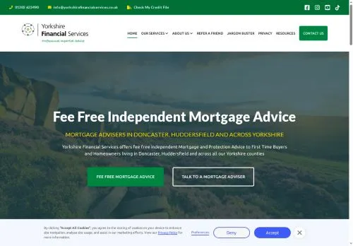 Website Image of Yorkshire Financial Services LTD