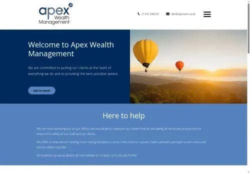 Website Image of Apex Wealth Management Limited