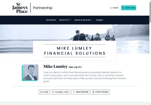 Website Image of Mike Lumley Financial Solutions