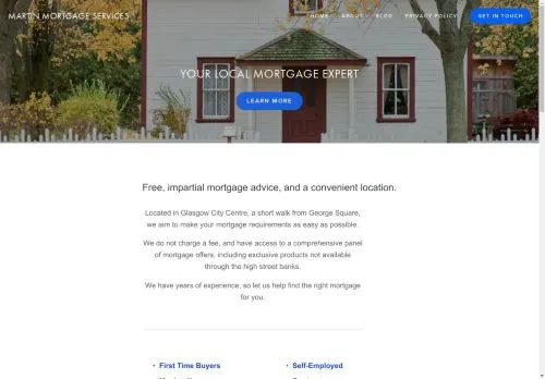 Website Image of Martin Mortgage Services LTD