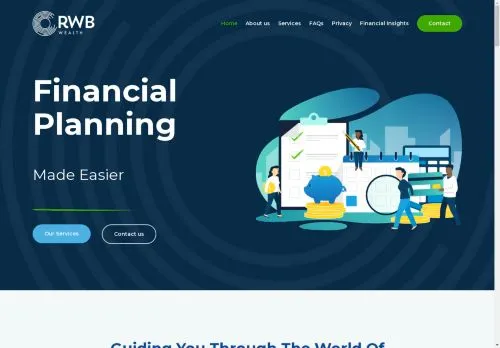 Website Image of RWB Wealth LTD