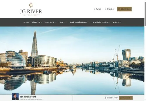 Website Image of J G River Wealth Management LTD