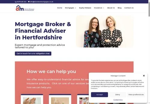 Website Image of Downton Mortgages and Financial Services LTD