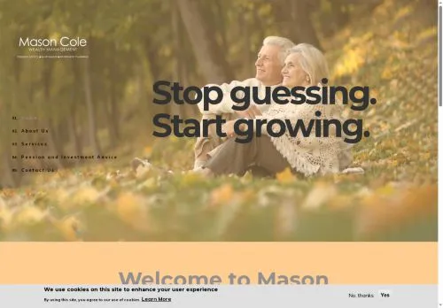 Website Image of Mason Cole Wealth Management LTD