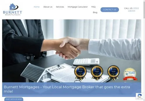 Website Image of Burnett Mortgages Limited