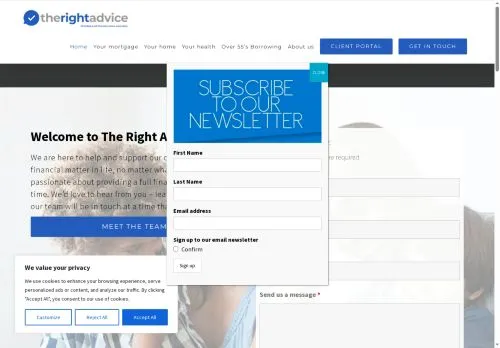 Website Image of The Right Loan LTD