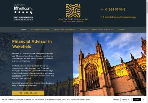 Website Image of Olive Tree Wealth Management LTD