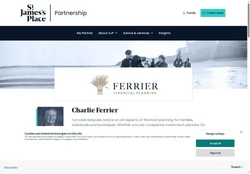 Website Image of Ferrier Financial Planning Limited