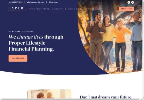 Website Image of Expert Independent Financial Planning Limited