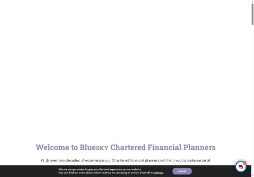 Website Image of Bluesky Financial Planners Limited