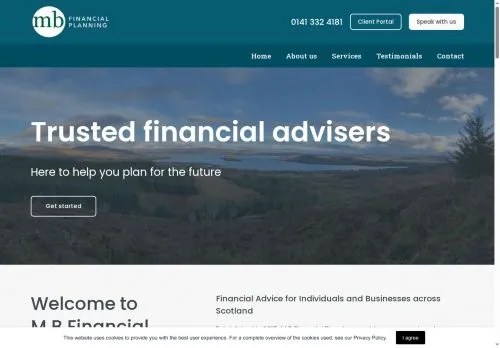 Website Image of M B Financial Planning Limited