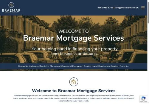 Website Image of Braemar Mortgage Services Limited
